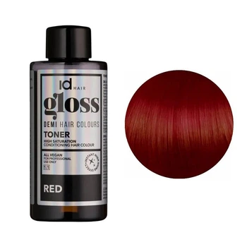 Деміперманентна фарба для волосся IdHair Gloss Toner 6.66 Red 75 мл