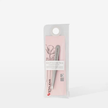 Пинцет Сталекс Beauty&Care скошенный TBC-10/3 (П-07)
