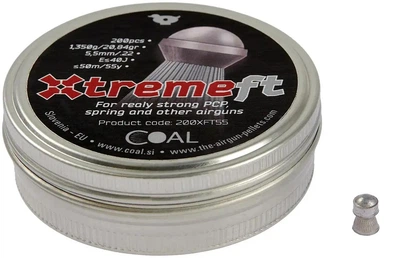 Кулі Coal Xtreme FT 5.5 мм (1.35 г) 200 шт, важкі, для PCP та потужної пневматики