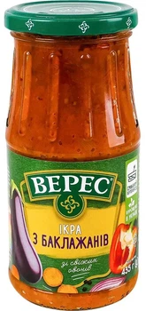 Ікра Верес з баклажанів Екстра 435 г (4823105408566)