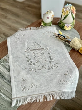 Рушничок (серветка) у великодній кошик, 38х70, Прямокутна