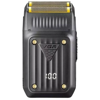 Электробритва-шейвер VGR V-363 сеточная, для сухого бритья, с LED-дисплеем Черный