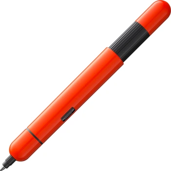 Шариковая авторучка Lamy Pico Черная M22 1.0 мм Оранжевый корпус (4014519669517)