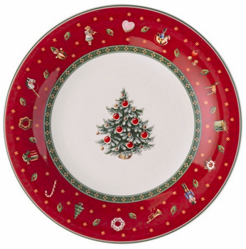Тарілка десертна Villeroy & Boch Toy's Delight червона 21.5 см (4003686446762)