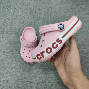 Тапочки CROCS Bayaband Clog Pink крокси рожеві жіночі дівчачі 39