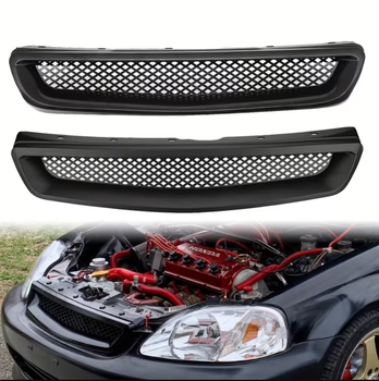 Передня решітка радіатора для Honda Civic 6 EK 1996 1998 із сіткою
