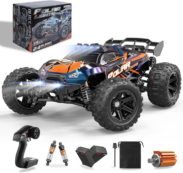 RC Машинка HS14321 Монстр Трак 1:14 4WD до 40 км/ч внедорожник на радиоуправлении IPX4 полный привод металл