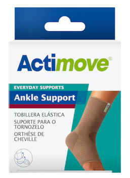 Бандаж на гомілковостопний суглоб Actimove Everyday Supports Ankle Support Бежевий розмір S 1 шт (4042809670370)