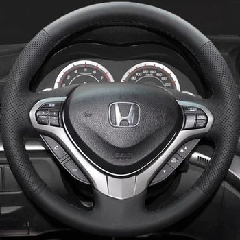 Чохол на кермо Honda Accord 2008-2012 (шкіра/перфорація) №19