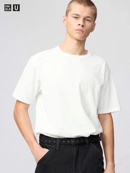 Футболка мужская Uniqlo U Crew Neck L белый 475356