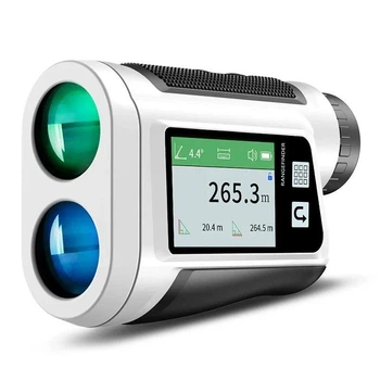 Дальномер лазерный NP-1500А до 1500 м с LCD-экраном прибор для измерения расстояния Белый