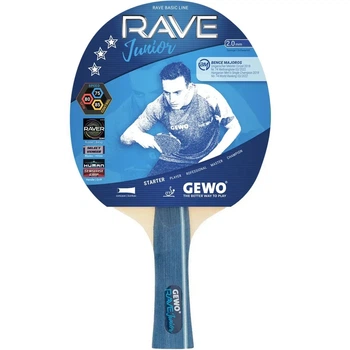 Ракетка для настольного тенниса Gewo PS Rave Junior FL Red/Black (1073-931319)
