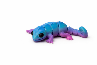 Фиджет Хамелеон Flexi Chameleon Articulated Синий 7 См 3Д Печать