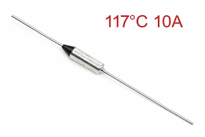 Термопредохранитель 117°C 10А250V RY01 (пр40135)