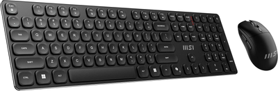 Zestaw przewodowy MSI FORGE K210 W Combo Wireless Black (FORGE K210 W COMBO US)