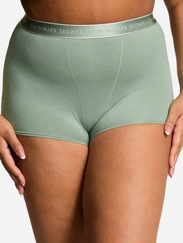 Трусики шорты женские хлопковые Victoria's Secret 27027245 2XL Полынь (2959229181396)