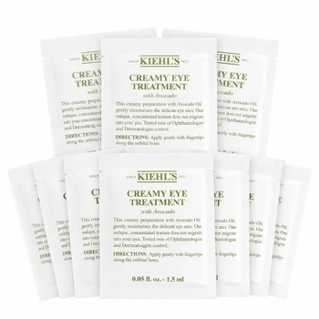 Набір 10 пробників поживний крем для шкіри навколо очей Kiehl's Creamy eye treatment with avocado