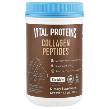 Пептиди колагену, Collagen Peptides, Vital Proteins, шоколад, порошок, 383 г