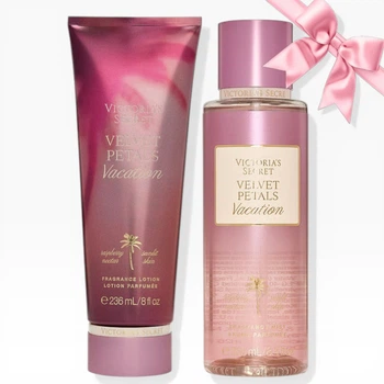 Набір Victoria's Secret Velvet Petals Vacation Fragrance Mist + Lotion (203/209)
