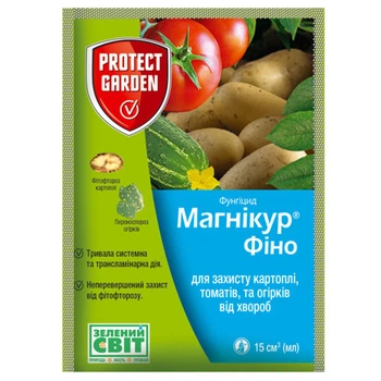 Фунгіцид Магнікур Фіно 15 мл Protect Garden системний проти грибкових хвороб 0.015