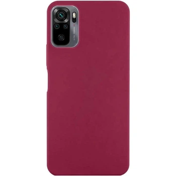 Чохол Silicone Cover Ummi Lakshmi (AA) для Xiaomi Redmi Note 10 Pro / 10 Pro Max (Бордовий / Marsala)