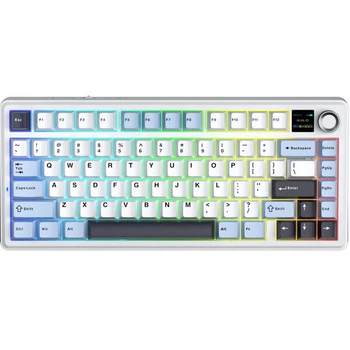 Клавіатура Aula F75 Max White