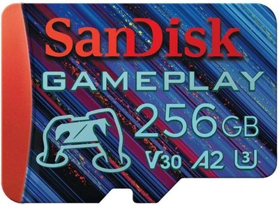 MicroSDXC SanDisk 256 GB microSDXC GamePlay (SDSQXAV-256G-GN6XN)