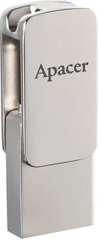 Флешка Apacer 64 GB AH181 Silver (AP64GAH181S-1)