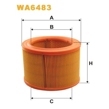 Фильтр воздушный WIX FILTERS Leyland-Freight Rover/LDV 400 Convoy VH C35, LDV Limited Convoy 400 ( (WA6497)