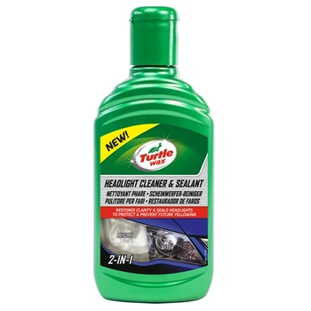 Полироль-реставратор для полировки фар TURTLE WAX Headlight Cleaner & Sealant 300 мл (53182)
