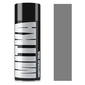 Эмаль для пластика структурная MITKA Антрацит аэрозоль 400 мл (MII006)
