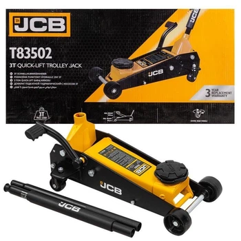 Домкрат підкатний гідравлічний 3т (145-500 мм) | 58062 | JCB