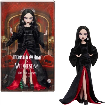 Колекційна лялька Monster High X Wednesday Мортиція Аддамс (JLK99)