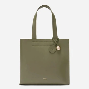 Сумка жіноча з натуральної шкіри маленька Furla WB02037BX31044555S1007 Зелена (800070358011)