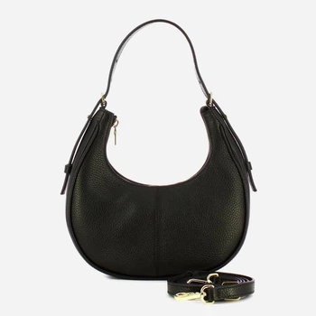 Torebka crossbody damska skórzana IUNTOO 13187-03 Czarna (800070358125)