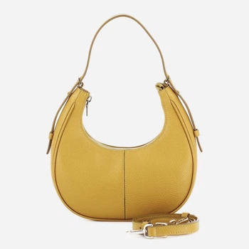 Torebka crossbody damska skórzana IUNTOO 13187-8D Musztardowa (800070358122)