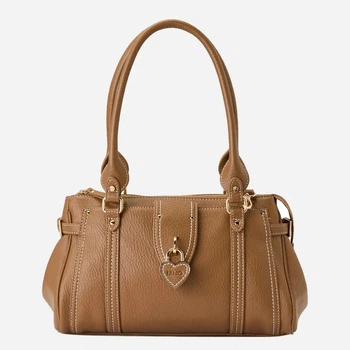 Torebka crossbody damska mała Liu Jo AA6059E1109-80933 Ciemnobeżowa (800070353969)