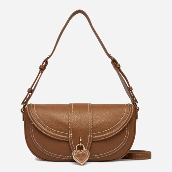 Torebka crossbody damska mała Liu Jo AA6062E1109-80933 Ciemnobeżowa (800070353976)