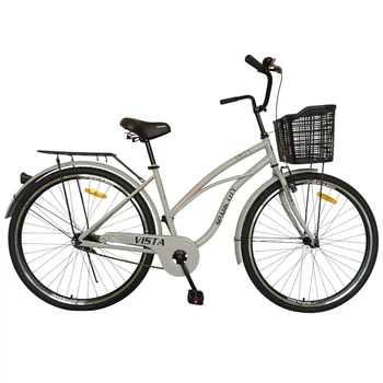 Велосипед SPARK CITY VISTA 28 ``ст18 жв з кошиком світло-сірий