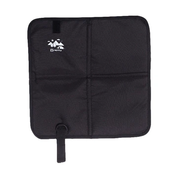 Портативна підстилка для сидіння на природі Чорна