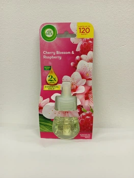 Змінний блок для електричного освіжувача повітря Air Wick Cherry Blossom & Raspberry.