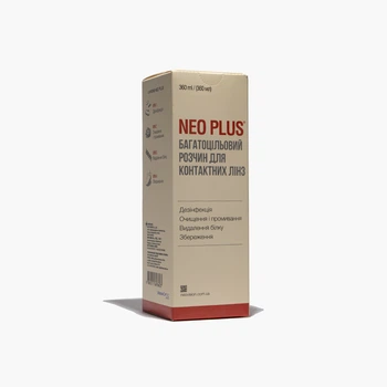 Раствор для контактных линз NEO PLUS в упаковці 360 ml