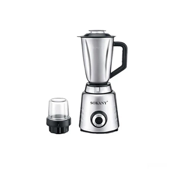Блендер стационарный Sokany SK-03075 с чашей 1.6 л и кофемолкой 500 Вт (107-80-SK-03075)