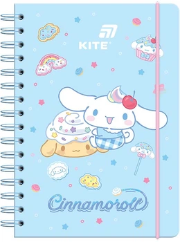 Блокнот на спирали Kite Cinnamoroll A5 80 листов Клетка (CR26-190)