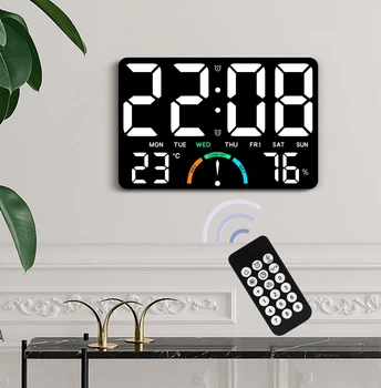 Годинник Deepfox GH-9008 LED цифровий електронний настінний