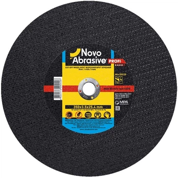 Диск отрезной 350х3,5х25,4 по металу Profi Novoabrasive 15 шт (118754)