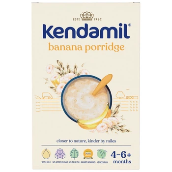 Молочна каша Kendamil з бананом, з 4-6 міс., 150 г
