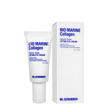 Крем лифтинг для кожи вокруг глаз Mr. Scrubber Bio Marine Collagen с коллагеном и клеточной водой, 15 г