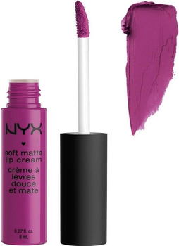 Рідка помада з матовим фінішем Nyx Soft Matte Lip Cream Seoul SMLC30 яскраво-фіолетовий 8 мл