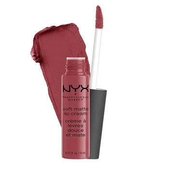 Жидкая помада с матовым финишем Nyx Soft Matte Lip Cream Budapest SMLC25 винно-розовый 8 мл